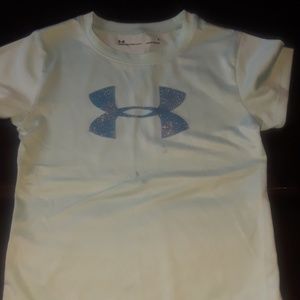 Light blue Under armor girls t shirt